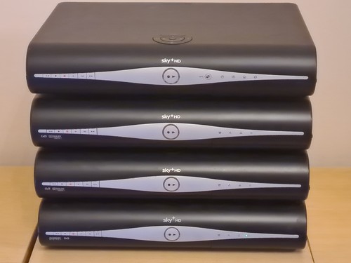 Sky plus box with - sky, plus+