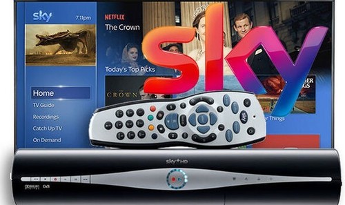 Sky plus dvb freeview tv - hd,